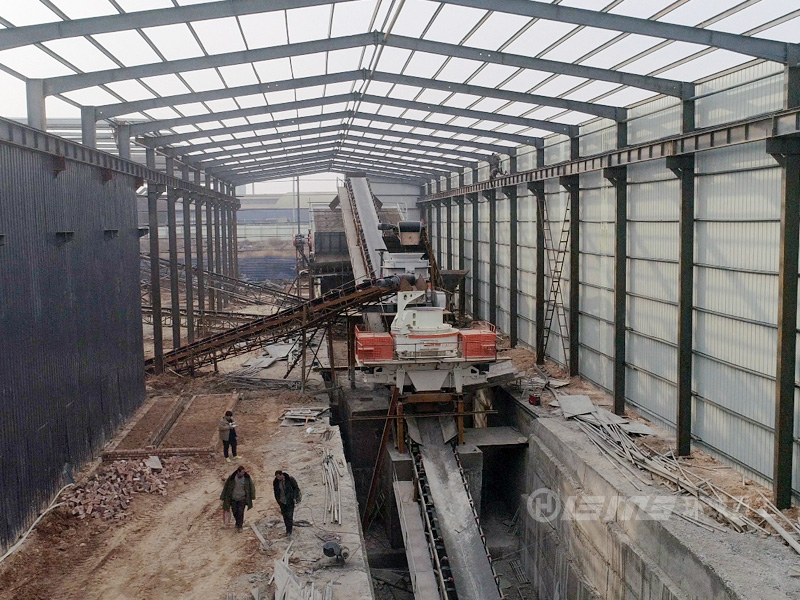 廣州時產500噸石料生產線安裝調試成果運行
